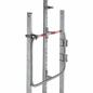 Preview: Zarges fixed ladder safety barrier in stirrup form with integrated arrester rail